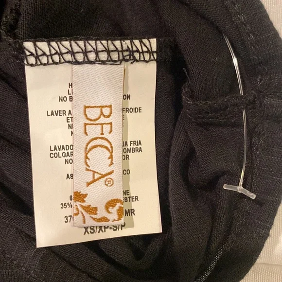 BECCA Black Swimsuit Cover Up Dress NEW WITHOUT TAGS - Picture 6 of 9